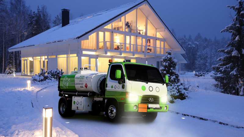 Дизельное топливо загородного дома